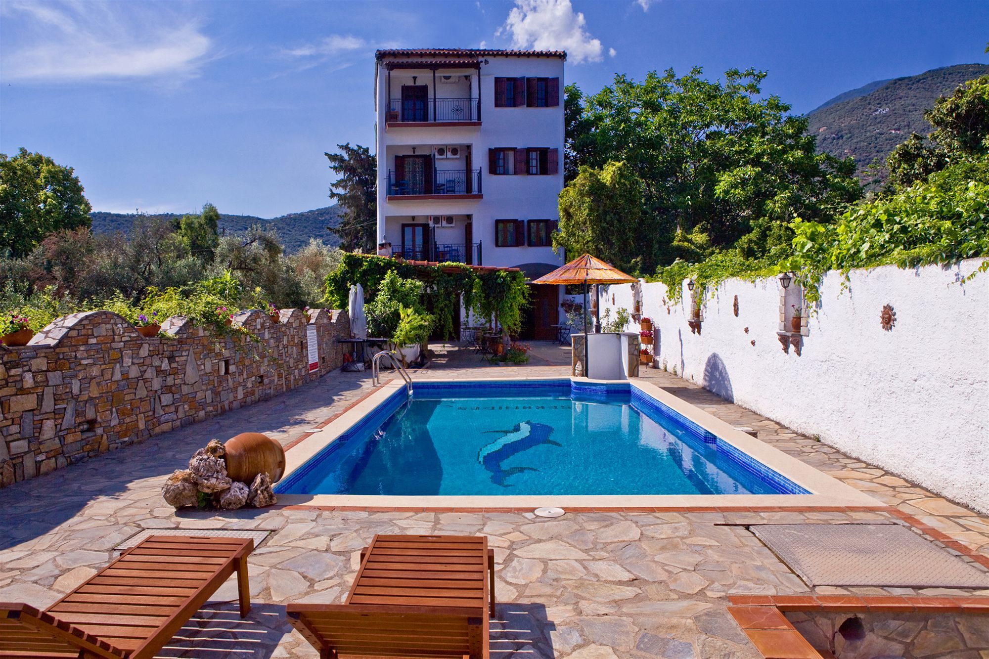 Seranides Boutique Hotel Kato Gatzea Esterno foto